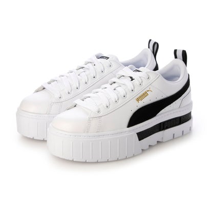 プーマ PUMA メイズ レザー ウィメンズ (ホワイト)|LOCOMALL(ロコンド公式ストア)