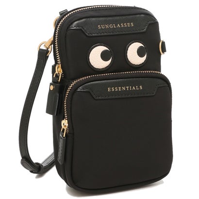 アニヤハインドマーチ Anya Hindmarch ショルダーバッグ アイズ エッセンシャルズ 差し交わす上半身 ミニ御徒面子 黒いこと レディース ANYA HINDMARCH 5050925181631 BLACKTU （BLACK）