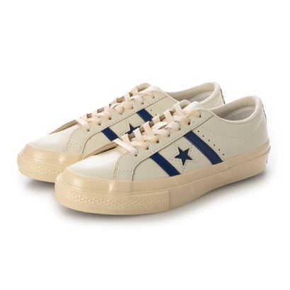 コンバース CONVERSE スター\u0026バーズ US レザー （オフホワイト/ブルー）