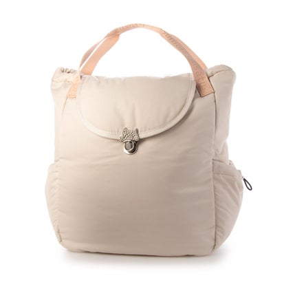 ツモリチサト キャリー tsumori chisato CARRY ネコメタル リュック 手提げ ハンドバッグ 2way （ベージュ）