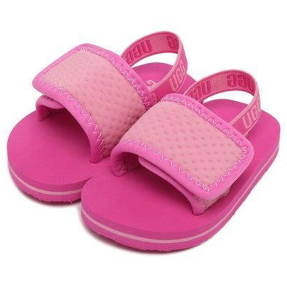 UGG モカシン　ベビーピンク　リボン アグ UGG ポンポン ベビーピンク ムートンモカシン ピンクリボン