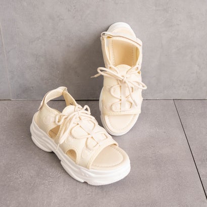 ファビーファビー FABBY FABBY. レースアップ厚底サンダル/レディース/fabby fabby(ファビーファビー)/47030 （オフホワイト）