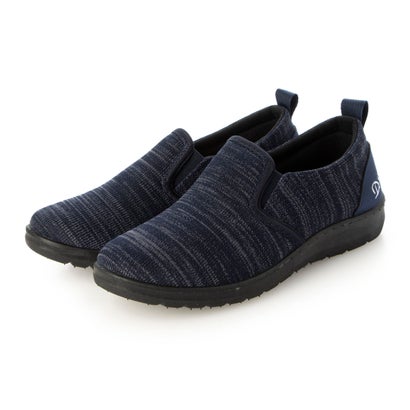 ディアステップ DEAR STEP レディーススニーカースリッポン （NAVY）画像