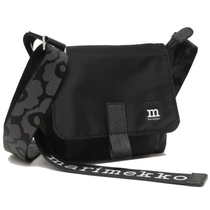 マリメッコ marimekko ショルダーバッグ ミニメッセンジャー ミニバッグ ウニッコ ブラック レディース MARIMEKKO 092538 009 （BLACK）