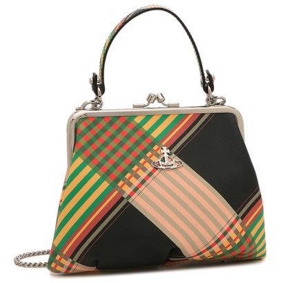ヴィヴィアン ウエストウッド Vivienne Westwood ハンドバッグ ショルダーバッグ グラニー がま口 マルチカラー レディース VIVIENNE WESTWOOD 52020003 UL0074 O102 （COMBAT TARTAN）