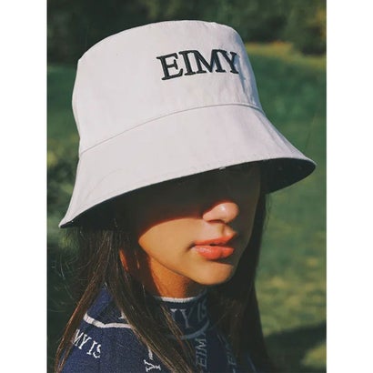 エイミーイストワール eimy istoire EM heart pattern バケットハット （NAVY）画像