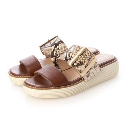 電話を掛ける ハーン COLE HAAN 一風変わった地びた プラットホーム 横すべり womens （サンダラー 長虫 刷り上げる / ダーククオイオ / 象牙色）