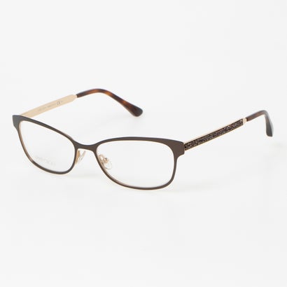 ジミー チュー JIMMY CHOO メガネ 眼鏡 アイウェア レディース メンズ （マットブラウン/ゴールド）｜LOCOMALL（ロコンド公式ストア）