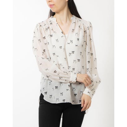 フェイズ エイト Phase Eight Taytum Bow Blouse （Ivory）