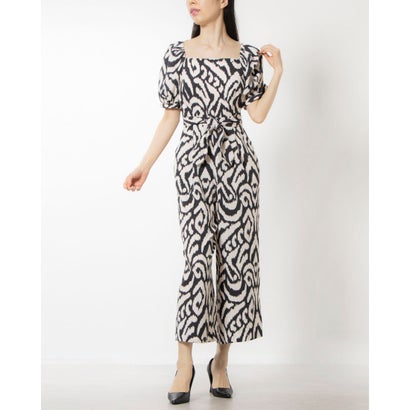 フェイズ エイト Phase Eight Sara Print Jumpsuit （Black Cream）