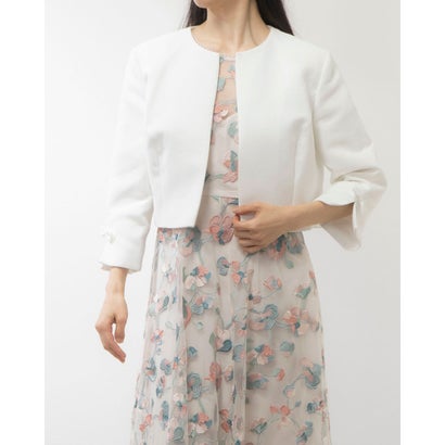 位相角 八つ Phase Eight Zoelle Bow Jacket （Ivory）