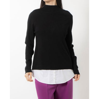 フェイズ エイト Phase Eight Teegan Shirt Pullover (Black/Ivory)|LOCOMALL(ロコンド公式ストア)