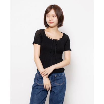 ルエブル LOEUVRE Halter String Knit Pullover （BLACK） 11,011円
