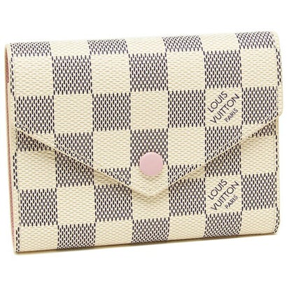 ルイ ヴィトン Louis Vuitton 折財布 レディース LOUIS VUITTON N64022 ベージュ ピンク （ローズバレリーヌ）