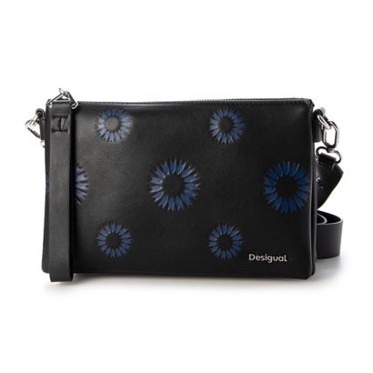 デシグアル Desigual AVALON DORTMUND 2.0 PUクロスボディーバッグ （薄墨色/黒いこと）