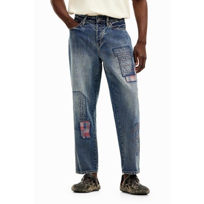 デシグアル Desigual ADONAI デニムロングパンツ （青色）