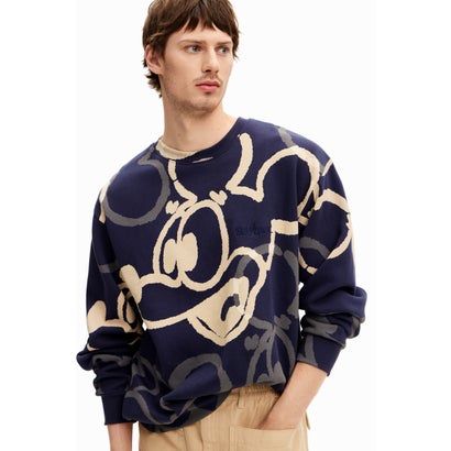 デシグアル Desigual OHIO スウェットロングスリーブ （青み）