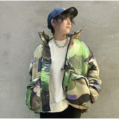 デシグアル Desigual AALBORGLACROIX パッド入り口・入口ショートオーバーコート （緑であること）