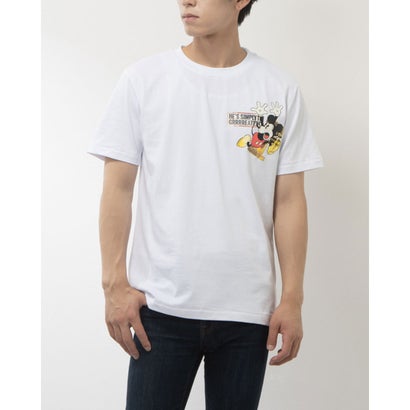 デシグアル Desigual ミッキーマウスの半袖Tシャツ （ホワイト）