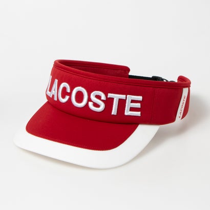 ラコステ LACOSTE LOGO VISOR （RED）