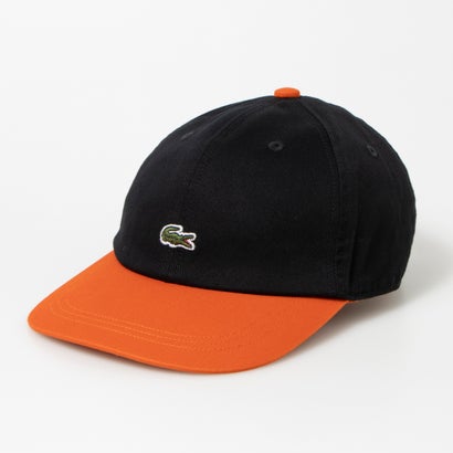 ラコステ LACOSTE ONE POINT BICOLOR CAP （BLACK）