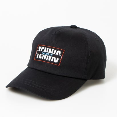 ラコステ LACOSTE TENNIS GRAPHIC TWILL CAP （BLACK）