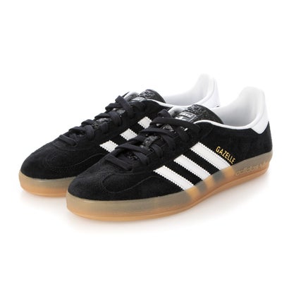 アディダス オリジナルス  Originals GAZELLE INDOOR ガゼル インドア スニーカー JI2060 黒 シューズ ガムソール メンズ レディース （Black(JI2060)）