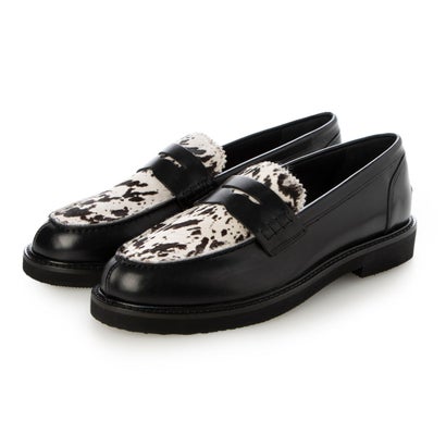 パスクッチ PASCUCCI レザーベーシックローファー （黒いこと二人組）