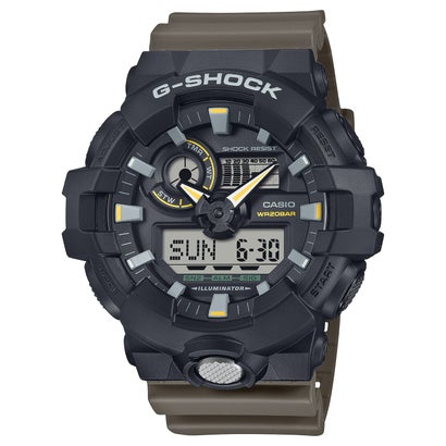 【G-SHOCK】Two tone utility colors / GA-710TU-1A3JF （ブラック&times;カーキ）｜LOCOMALL（ロコンド公式ストア）