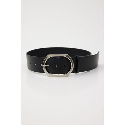 WIDE BUCKLE ベルト BLK