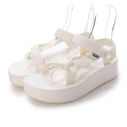 テバ Teva FLATFORM UNIVERSAL 1008844 レディース厚底運動競技サンダル 滑っこい質問用紙 ユニバーサル （白いこと）