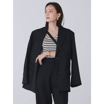 楽天市場】アニュアンス anuans ツイードケープジャケット （BLACK