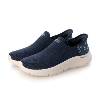 スケッチャーズ SKECHERS レディース スニーカー スリップインズ GO WALK FLEX - SUNSET ROSE 124822 （ネイビー）