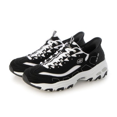 スケッチャーズ SKECHERS レディース スニーカー スリップインズ SLIP-INS D\u0027LITES-NEW CLASSIC 150030 （黒いこと）