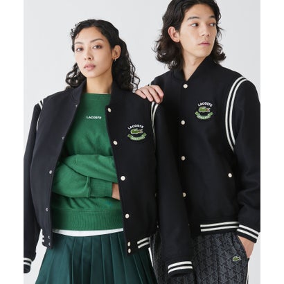 ラコステ LACOSTE ウールバーシティジャケット（ブラック）