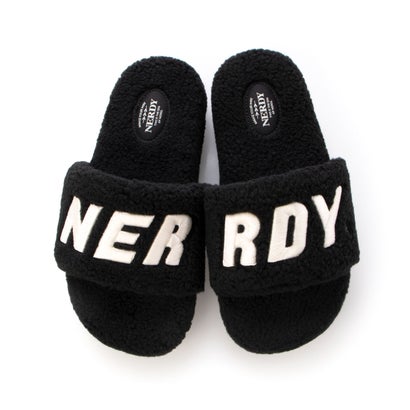 ★NERDY ノルディ★Half Tone Slide★ハーフ トーン スライド★ ノルディ NERDY HALFTONE SLIDE （BLACK） ハーフトーンスライド
