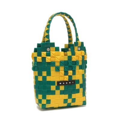 マルニ MARNI かごバッグ グリーン レディース MARNI M00637M00I WMW72F 0M535 （GREEN）
