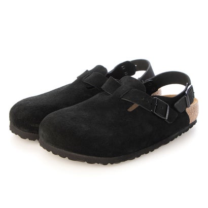 ビルケンシュトック BIRKENSTOCK メンズ Tokio LEVE トキオ スエード サンダル コンフォート レギュラー幅 1028337 （ブラック×ブラック）