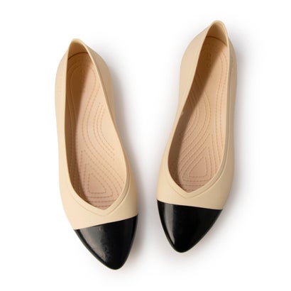 クロックス crocs Brooklyn Dip Pointed Flat （Shitake）