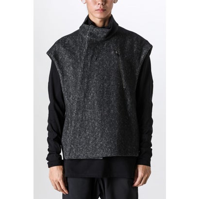 カリス プロジェクト Xaris Project Crossover Gilet (Black Over Gray)|LOCOMALL(ロコンド公式ストア)