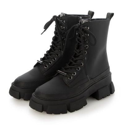 スティーブ マデン STEVE MADDEN 厚底コンバットブーツ （黒いこと）