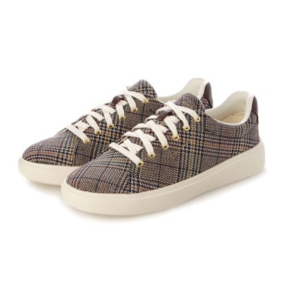 コール ハーン COLE HAAN グランドクロスコートトラベラースニーカー womens （ミニ プレイド テキスタイル / アイボリー / CH ブラッドストーン）