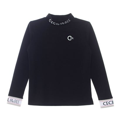 セシルマクビーグリーン CECIL McBEE green 袖ラインモックネック (BK)|LOCOMALL(ロコンド公式ストア)