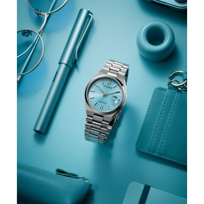 CITIZEN COLLECTION メカニカルウオッチ TSUYOSA collection NJ0151-88M 機械式腕時計 (ライトブルー)