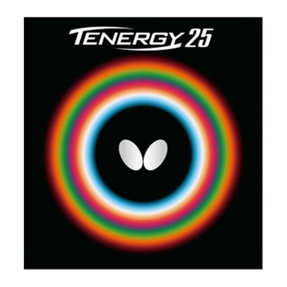 バタフライ BUTTERFLY バタフライ Butterfly 卓球 テナジー25 卓球 ラバー 裏ソフト ハイテンション スピン （レッド）