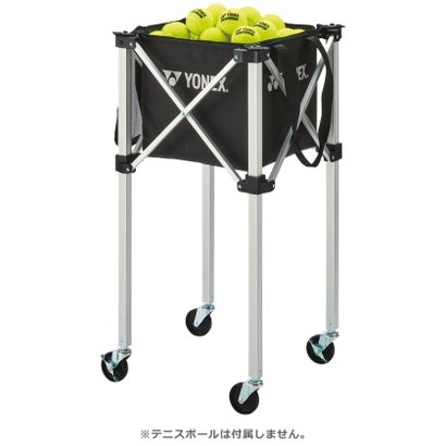 ヨネックス YONEX Yonex ヨネックス テニス キャスター付きボールバッグ2 AC383 テニスコート用品 ボー （ブラック）
