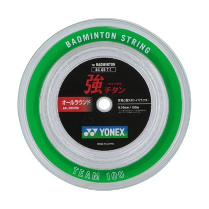 ヨネックス YONEX Yonex ヨネックス バドミントン 強チタン オールラウンド ガット 100m渦巻形 ストリン （白いこと）