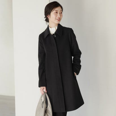 フィローモ Filomo カシミヤ混ウールステンカラーコート （ブラック）