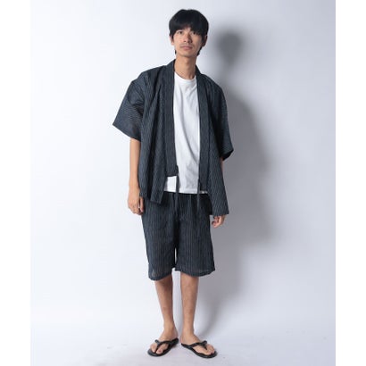 コムサメン COMME CA MEN コムサメン 細ストライプ 甚平 （コン）