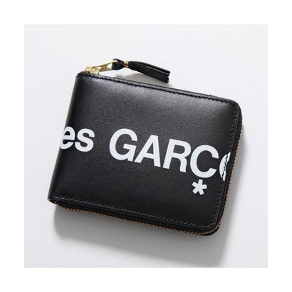 コムデギャルソン COMME des GARCONS COMME des GARCONS 二つ折り金入れ SA7100HL HUGE LOGO （BLACK/黒いこと）